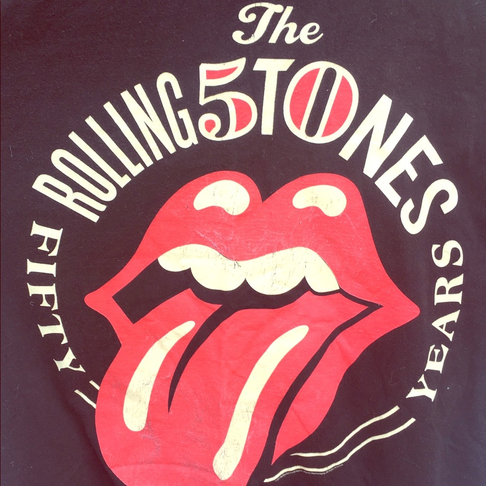 Rolling Stones tour shirt 50 years